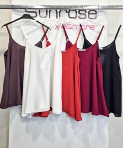 Τοπ κρεπ, μεγάλη ελαστικότητα, τιραντέ με αυξομείωση