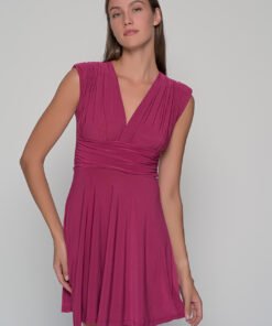 Φόρεμα mini αμάνικο