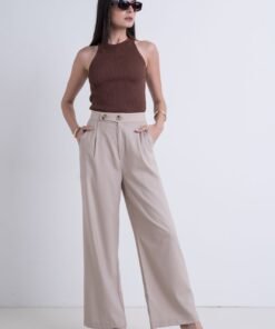 Παντελόνι με κουμπωτό ζωνάκι