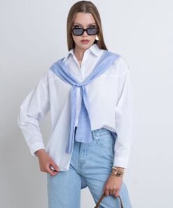 Πουκάμισο με ριγέ μέρη