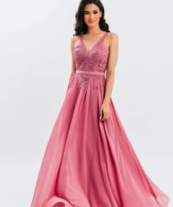 Φόρεμα Maxi Ροζ