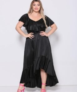 Φόρεμα Αμάνικο Σατέν