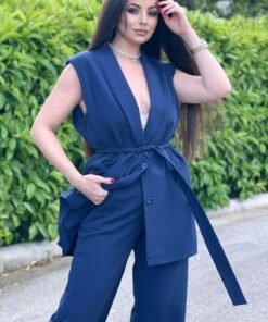 Σακάκι Clara Αμάνικο TR Μπλε