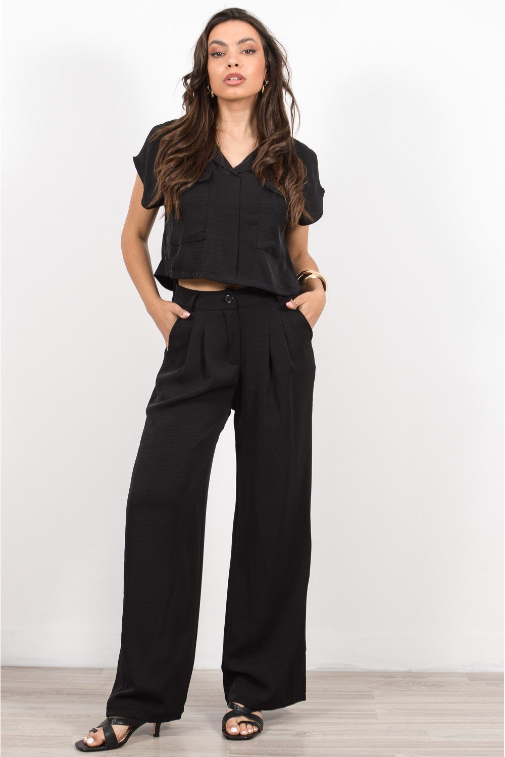 Σετ Παντελόνα & Μπλούζα - Μαύρο